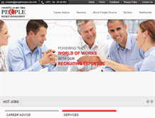 Tablet Screenshot of peoplesource-me.com